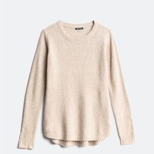 Nikole textured sweatshirt cream sz S